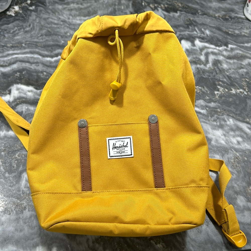 Mustard Herschel backpack